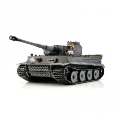 TORRO tank PRO 1/16 RC Tiger I dřívější verze šedá kamufláž - infra IR - kouř z hlavně