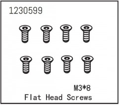 Flat Head Screw M3*8 (8)