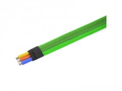Ochranný kabelový oplet 8mm zelený (1m)