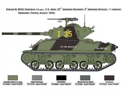 Italeri M4A1 Sherman s U.S. pěchotou (1:35)
