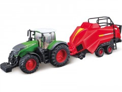 Bburago Fendt 1050 Vario s lisem na balíky