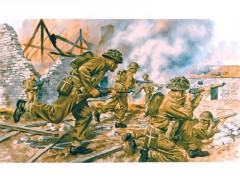 Airfix figurky - WWII British Infantry (1:32) (Vintage)