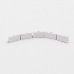 Turbo Racing ohraničení tratě, bloky, bílé (50 ks.)