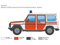 Italeri Mercedes G230 Feuewehr (1:24)