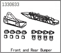 Přední + zadní nárazník Absima Yucatan