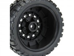 Pro-Line kolo 2.2/3.0", pneu BFG KR2 M2 SC, disk Raid H12 černý (2)
