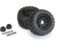 Pro-Line kolo 3.8", pneu Badlands MX38, disk Raid H17 černý (2)