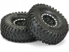 Pro-Line kolo 1.9", pneu Hyrax G8, disk Impulse H12 černo-stříbrný (2)