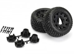 Pro-Line kolo 2.8", pneu Street Fighter LP, disk Raid H12 černý (2)
