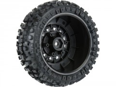 Pro-Line kolo 2.2/3.0", pneu Badlands, disk Raid H12 černý (2)