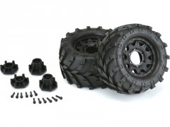 Pro-Line kolo 2.8", pneu Masher, disk Raid H12 černý (2)