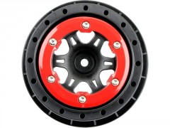 Pro-Line disk 2.2/3.0" Split Six zadní H12 červeno-černý (2)