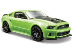Maisto Ford Mustang Street Racer 2014 1:24 matná zelená