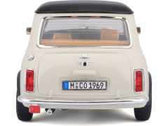 Bburago Mini Cooper 1969 1:18 béžová