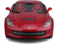 Maisto Corvette Stingray 2014 1:18 červená metalíza