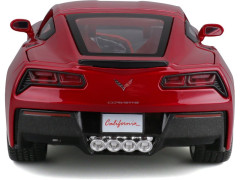 Maisto Corvette Stingray 2014 1:18 červená metalíza