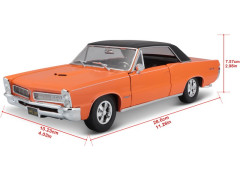 Maisto Pontiac GTO 1965 1:18 oranžová