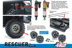 RESCUER 1/10 sada 2,4GHz, Bílá