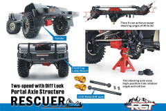 RESCUER 1/10 sada 2,4GHz, Bílá