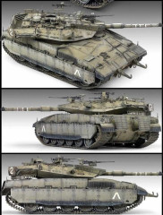 Academy 13286 Merkava Mk.IID 1/35