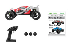 KAVAN GRT-10 Lightning Brushless 2,4 GHz 4WD Truggy 1:10 - Červený