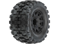 Pro-Line kolo 3.8", pneu Badlands MX38 HP Belted, disk Raid H17 černý (2)