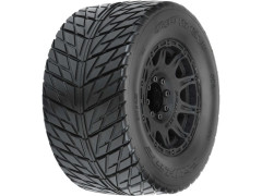 Pro-Line kolo 3.8", pneu Street Fighter HP Belted, disk Raid H17 černý (2)