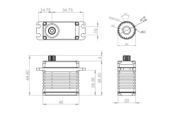 HBL880 (0.032s/60°, 11.2kg.cm)