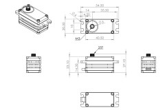 HBL575SL (0.07s/60°, 16.8kg.cm)