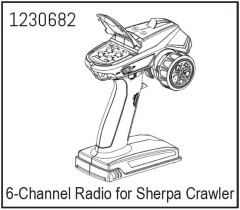 1230682 - 6-Channel Radio for Sherpa Crawler