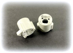 1330603 - CNC Alu Rear Axle Adapter L/R Absima Yucatan