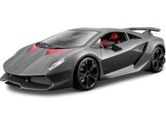 Bburago Plus Lamborghini Sesto Elemento 1:24 šedá metalíza