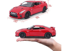 Bburago Plus Nissan GT-R 1:24 červená