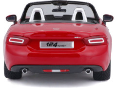 Bburago Plus Fiat 124 Spider 1:24 červená