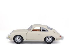 Bburago Porsche 356B Coupe 1961 1:24 krémová