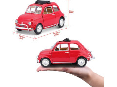 Bburago Fiat 500L 1968 1:24 červená