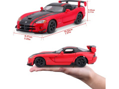Bburago Dodge Viper SRT 10 ACR 1:24 červená/černá