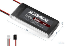 KAVAN Li-Po 3000mAh/7,4V 30/60C RX