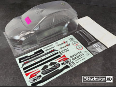 Karoserie čirá ŠKODA Fabia RS Rally2 1/10 rally 190mm, tvrdá 1,2 mm