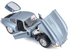 Bburago Jaguar E-type Coupe 1:18 světle modrá metalíza