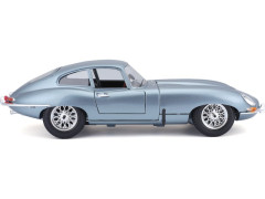 Bburago Jaguar E-type Coupe 1:18 světle modrá metalíza