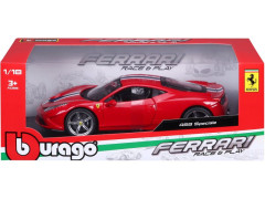 Bburago Ferrari 458 Speciale 1:18 červená