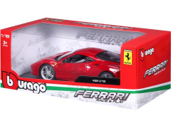 Bburago Ferrari 488 GTB 1:18 červená