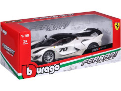 Bburago Ferrari FXX-K EVO No.70 1:18 bílá/černá