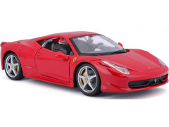 Bburago Ferrari 458 Italia 1:24 červená