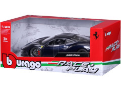 Bburago Ferrari 488 Pista 1:24 tmavě modrá