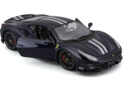 Bburago Ferrari 488 Pista 1:24 tmavě modrá