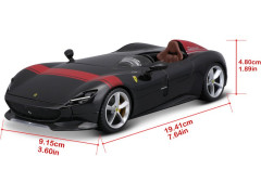 Bburago Ferrari Monza SP1 1:24 černá