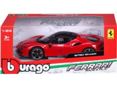 Bburago Ferrari SF90 Stradale 1:24 červená