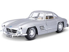 Bburago Mercedes-Benz 300 SL 1954 1:24 stříbrná